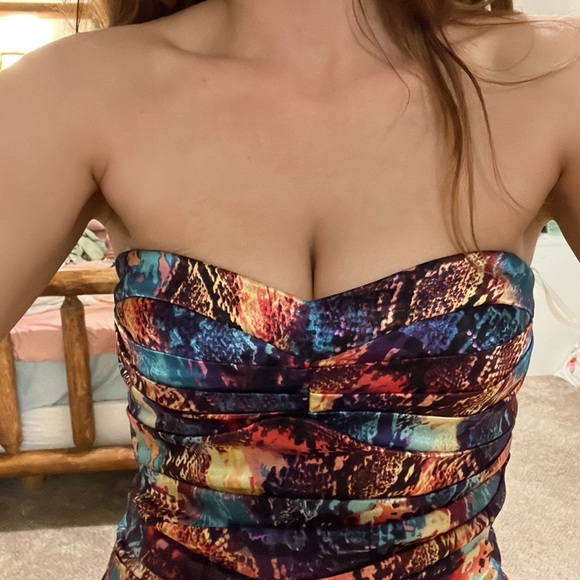 Disco Snakeskin Banging Club Dress - Picture 4 of 7